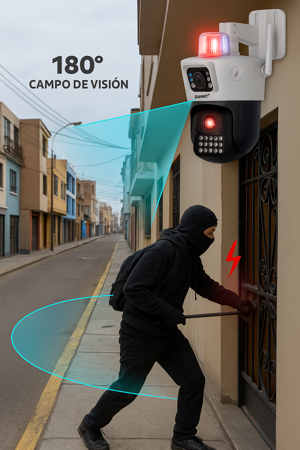 🛡️ Cámara Sanci 4K Vision Ultra con Alarma 🔔📹 + regalo 🎁