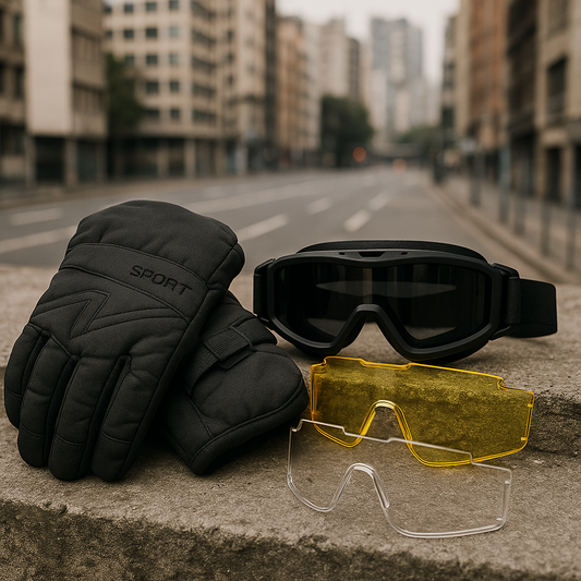 Combo Táctico Bravo 🧤🕶️ | Lentes Polarizados + Guantes Abrigadores