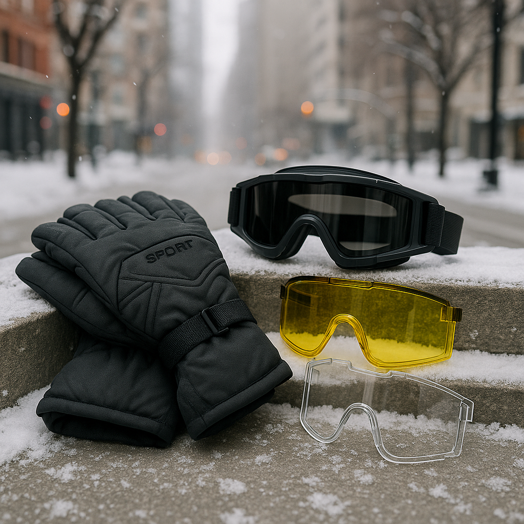 Combo Táctico Bravo 🧤🕶️ | Lentes Polarizados + Guantes Abrigadores