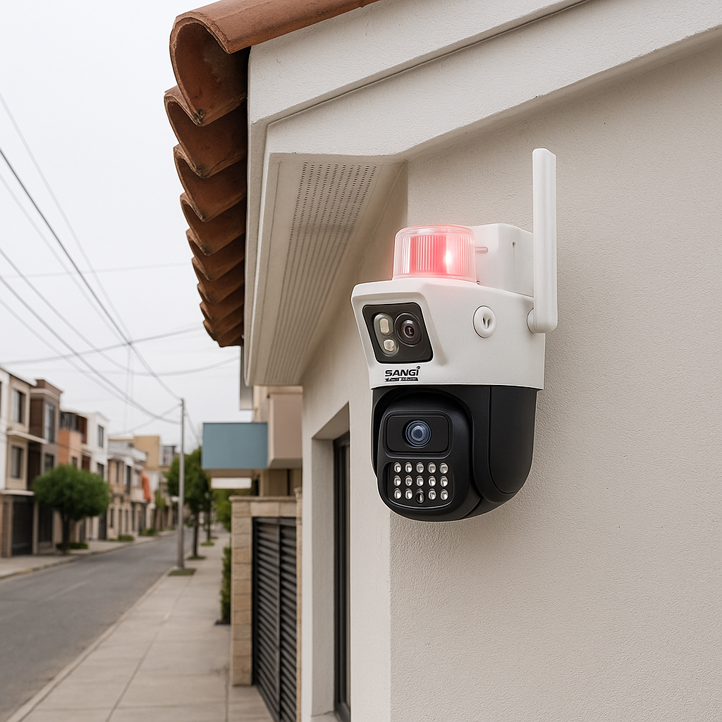 🛡️ Cámara Sanci 4K Vision Ultra con Alarma 🔔📹 + regalo 🎁