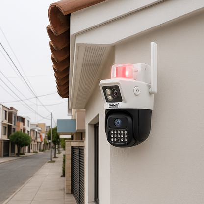 🛡️ Cámara Sanci 4K Vision Ultra con Alarma 🔔📹 + regalo 🎁